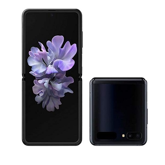 buy Cell Phone Samsung Galaxy Z Flip SM-F700U 256GB - Mirror Black - click for details
